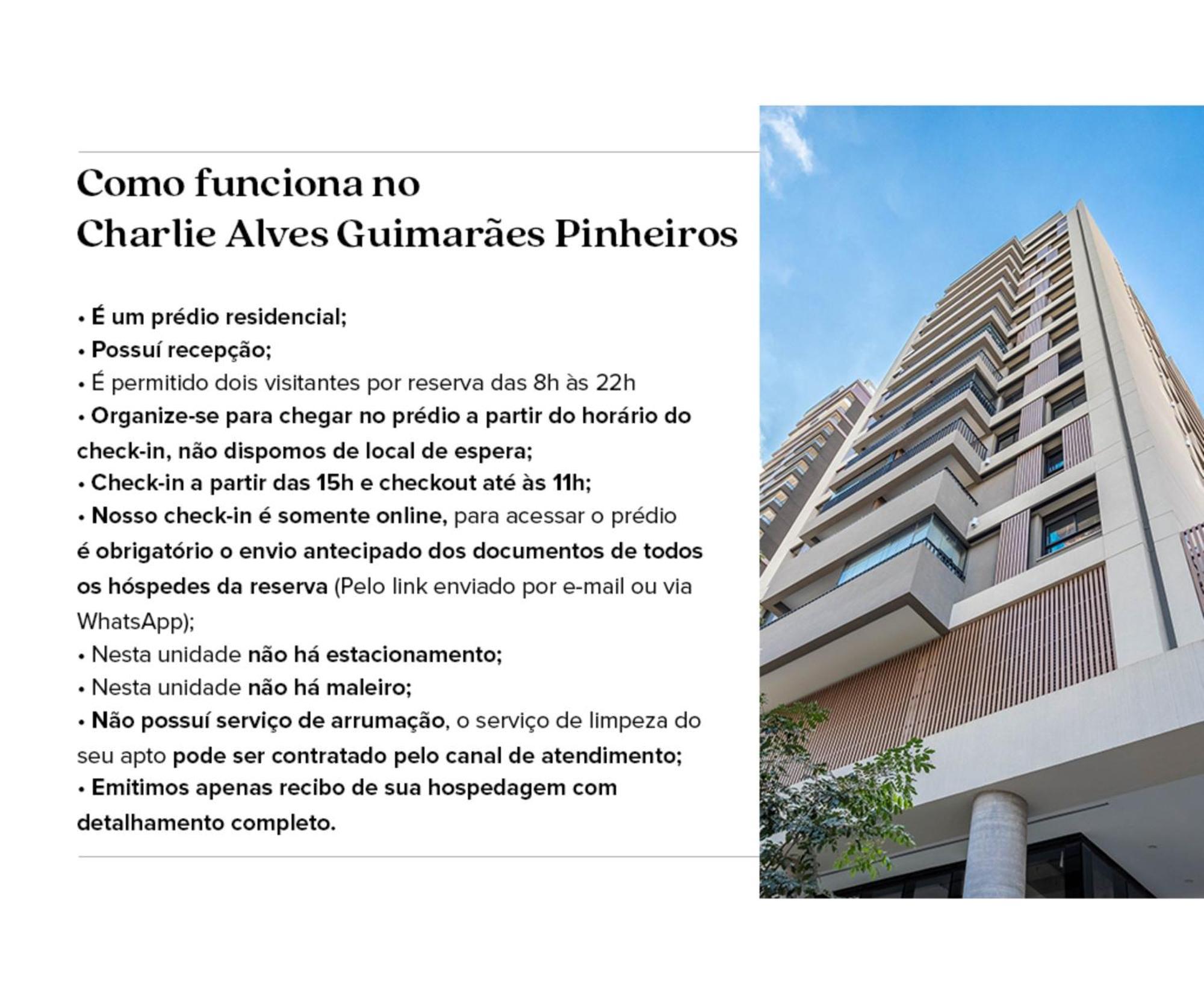 Charlie Alves Guimaraes Pinheiros Apartment Sao Paulo Exterior photo